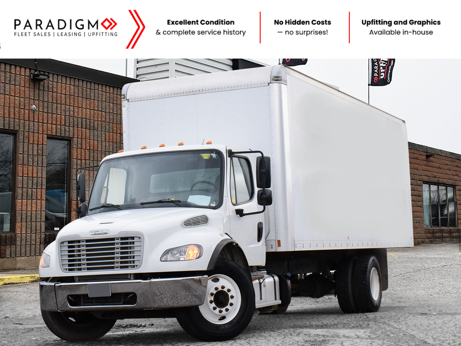 2019 Freightliner M2 24ft BOX TRUCK HYDRAULIC BREAKS