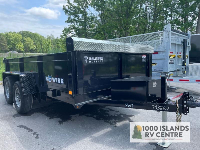 2022 BWise Low Profile Dump Trailer DT-7x12-LP-LE