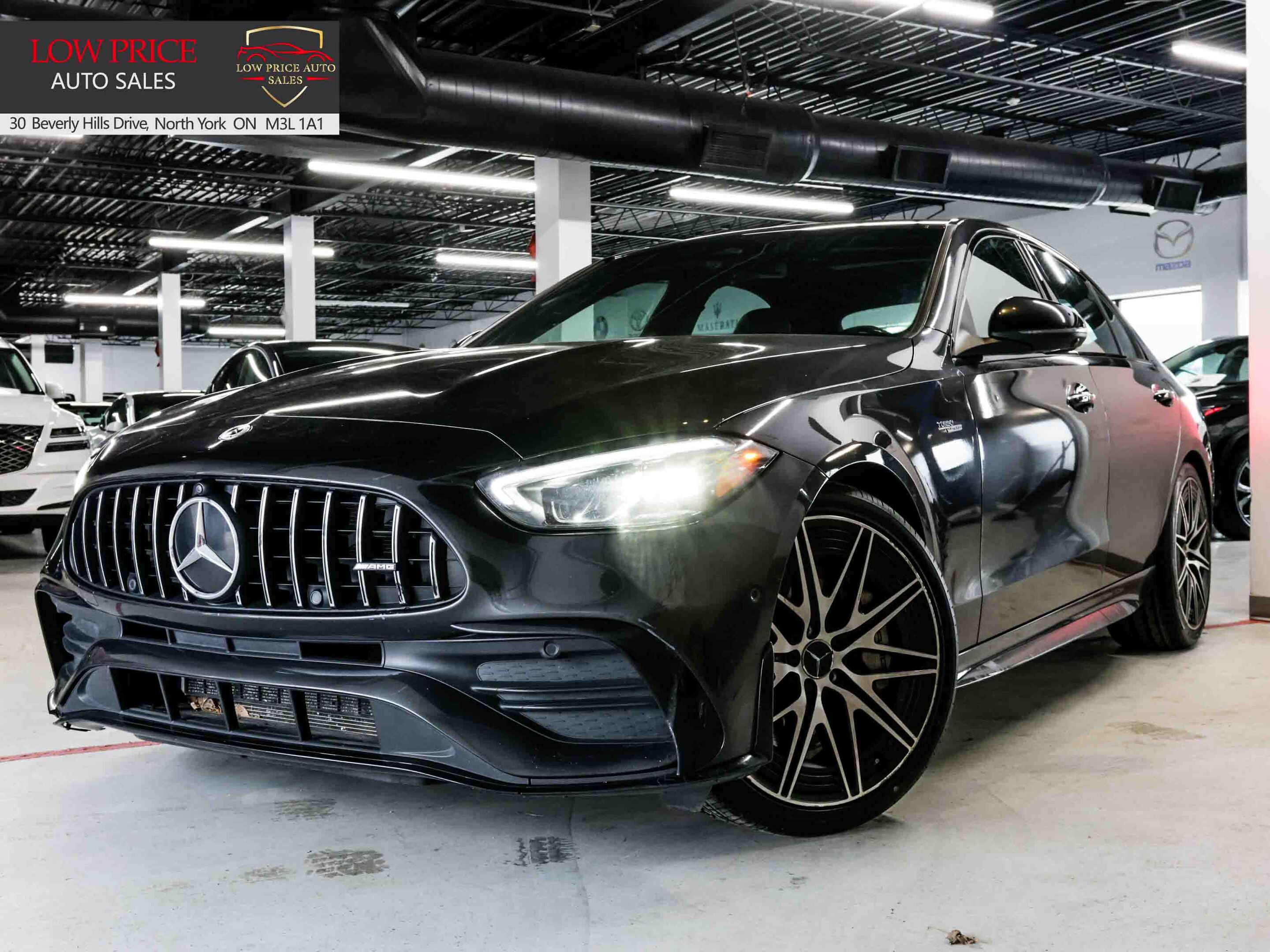 2023 Mercedes-Benz C-Class AMG*BURMESTERSOUND*AWD*360CAM*LDW*4CYL*CARPLAY*