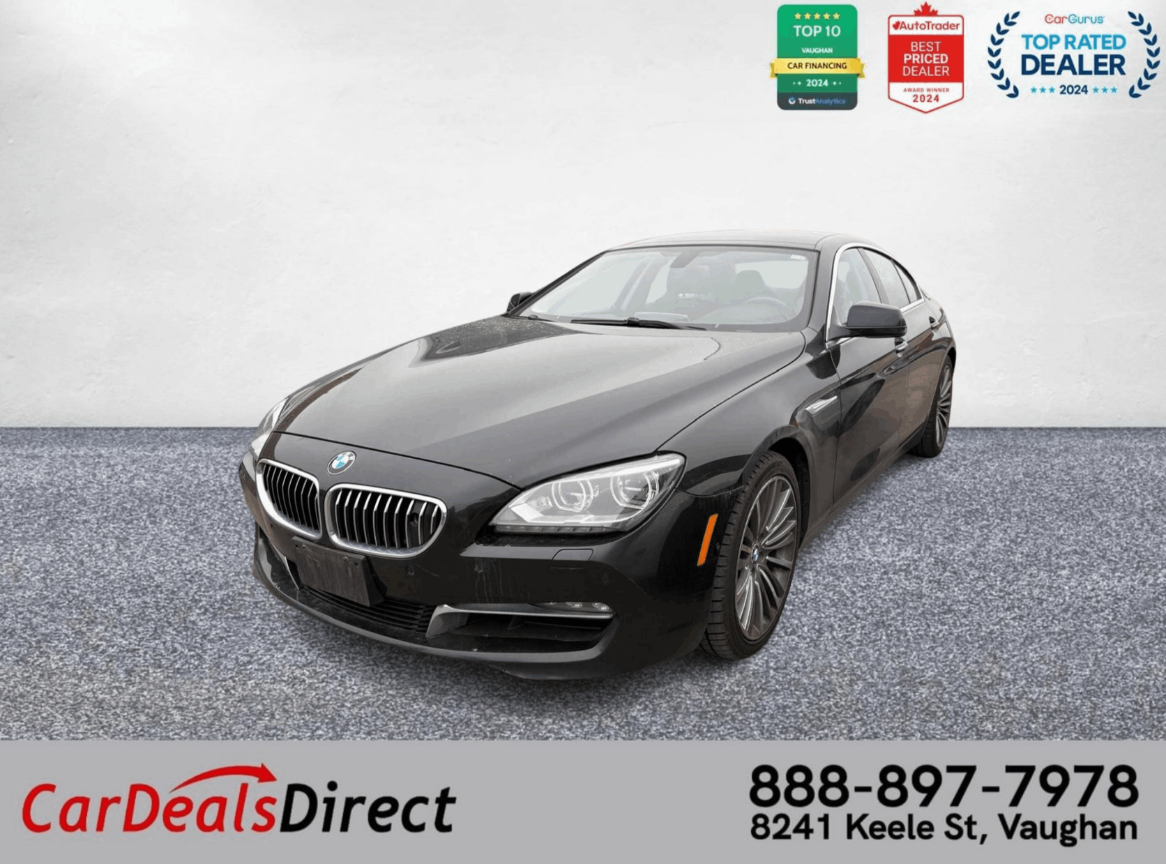 2013 BMW 6 Series 650i xDrive AWD Gran Coupe / Sunroof / Heated Seat
