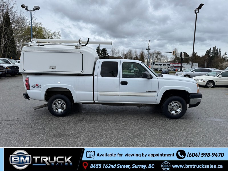 2007 Chevrolet SILVERADO 2500HD Ext Cab / 6'6" Box / 4x4 / Canopy