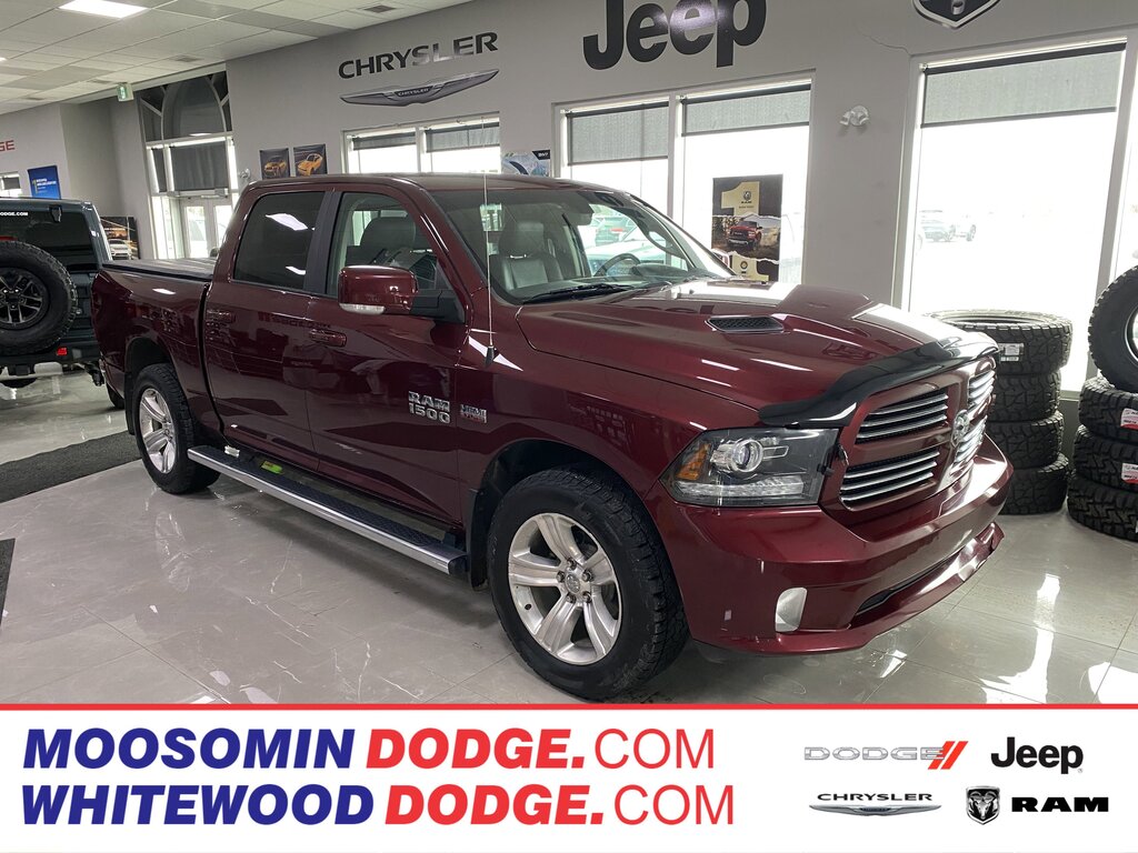 2017 Ram 1500 Sport 4x4 | 5.7L HEMI | HEATED AND COOLED SEATS