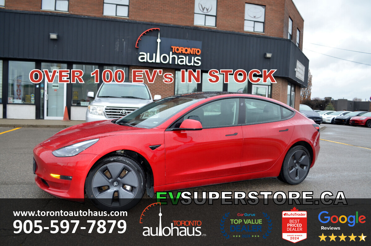 2023 Tesla Model 3 LR AWD I OVER 100 TESLAS EVSUPERSTORE.CA