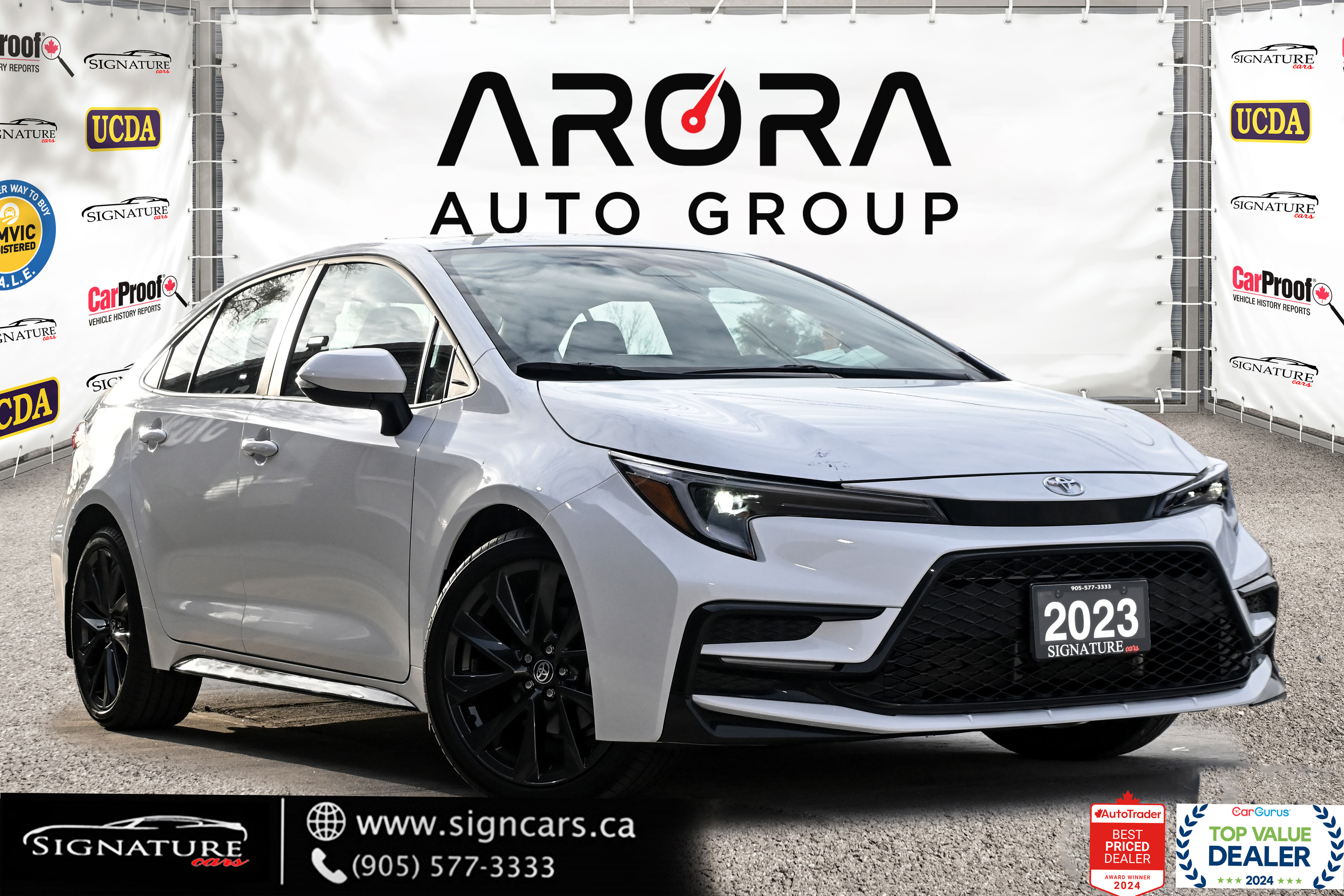 2023 Toyota Corolla SE UPGRADE / NO ACCIDENT / SUNROOF / CARPLAY/BSM