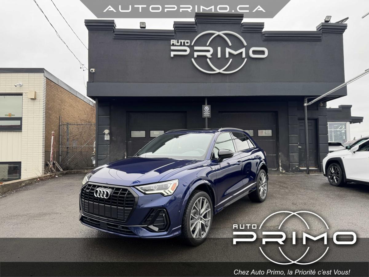 2021 Audi Q3 Technik Cuir Toit Pano GPS Carplay Cam360 Hitch