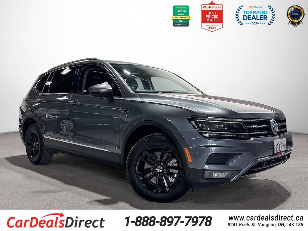 2018 Volkswagen Tiguan 4MOTION/Highline/Leather/NAVI/Sunroof/Back up cam/