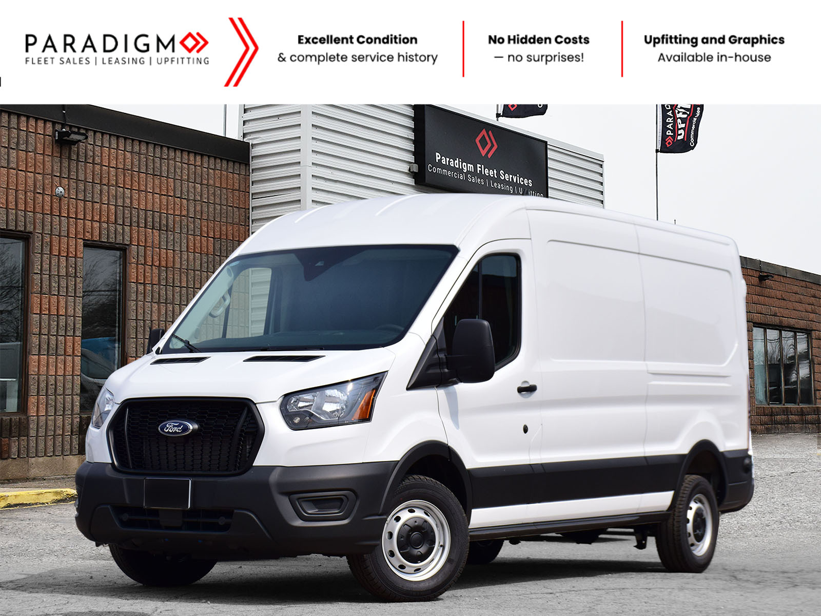 2024 Ford Transit T-250 148 WB MR - WITH SHELVING AVAILABLE FOR RENT