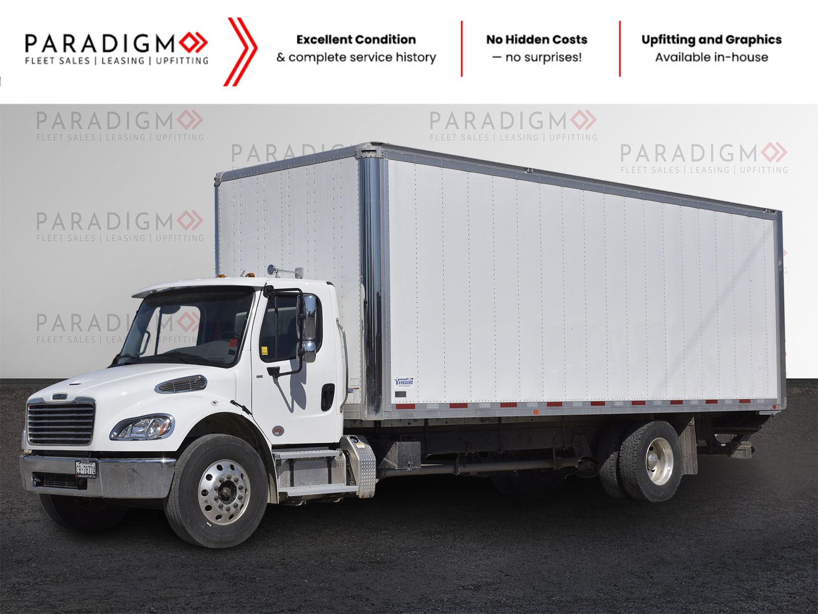 2025 Freightliner 26 WLG 26ft Air Ride, Hydraulic Breaks For Rent