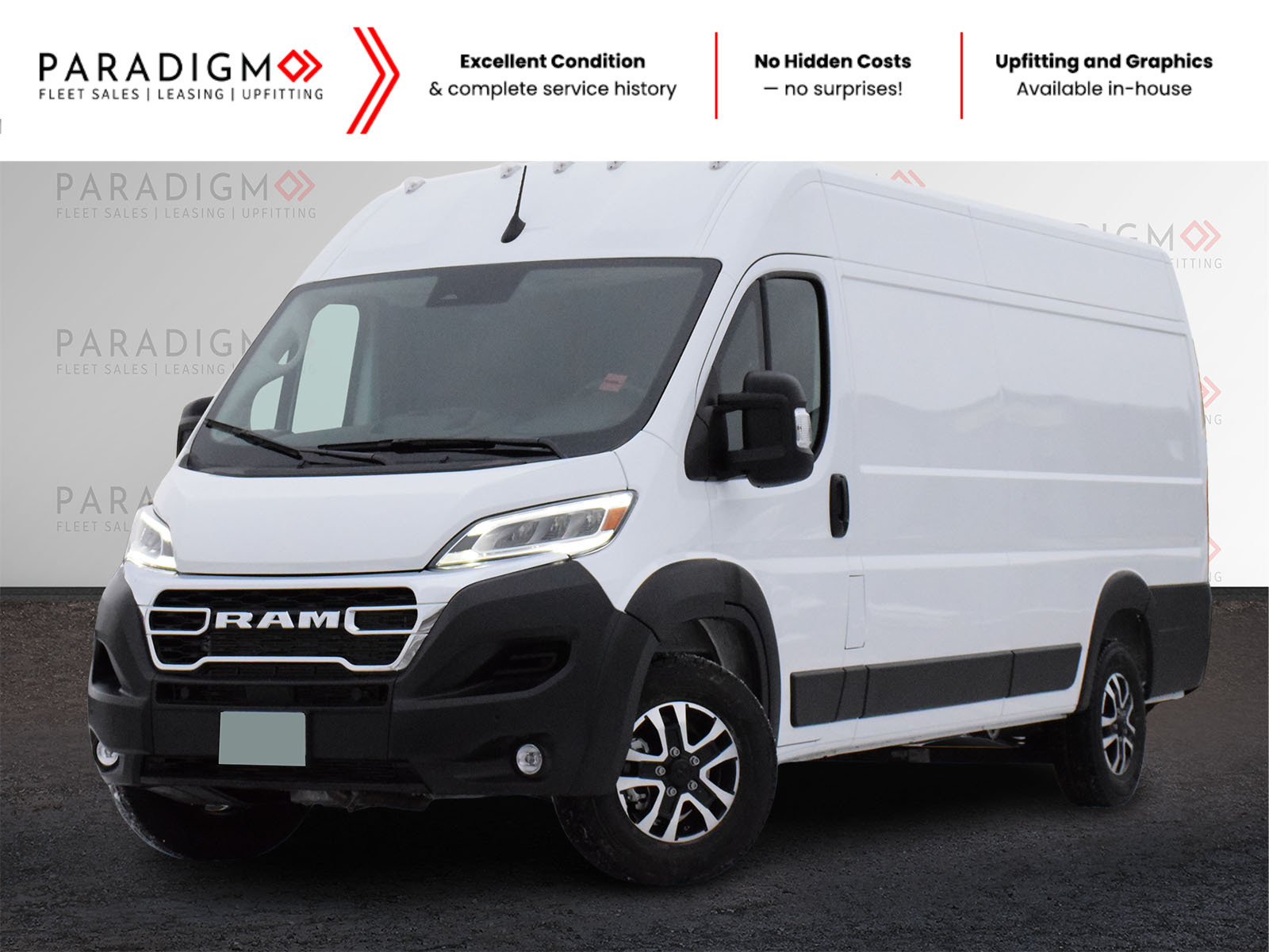 2025 Ram ProMaster Cargo Van SLT 3500 High Roof Extended 159" * FOR RENT *