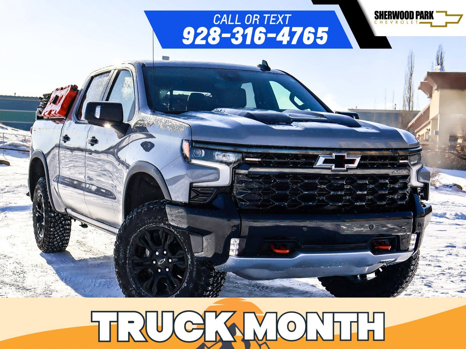 2025 Chevrolet Silverado 1500 ZR2 | Bed Rack | Recovery Boards | External Fuel P