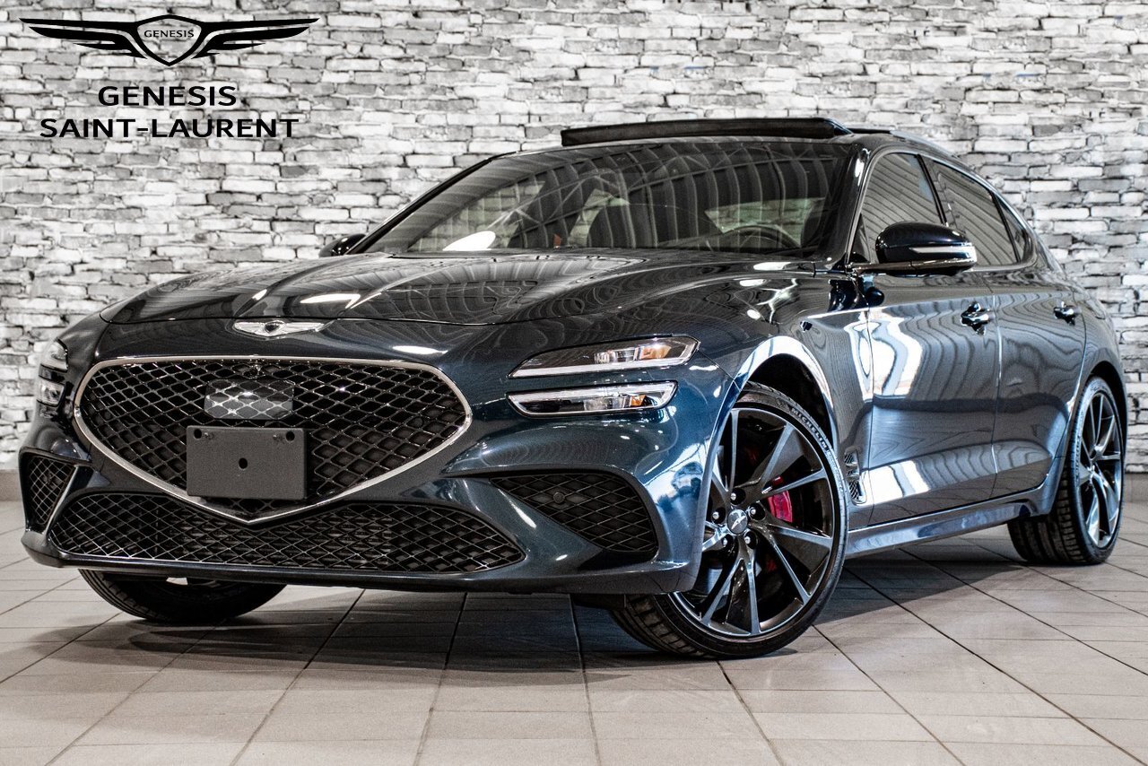 2022 Genesis G70 3.3T SPORT 365HP CUIR TOIT CAM360 NAV 