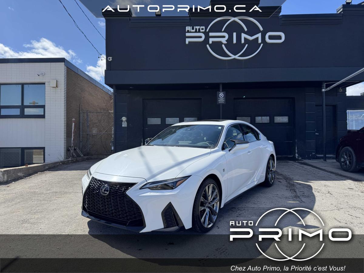 2022 Lexus IS 300 F-Sport AWD Cuir Toit Carplay Nav GPS Cam BT Mags
