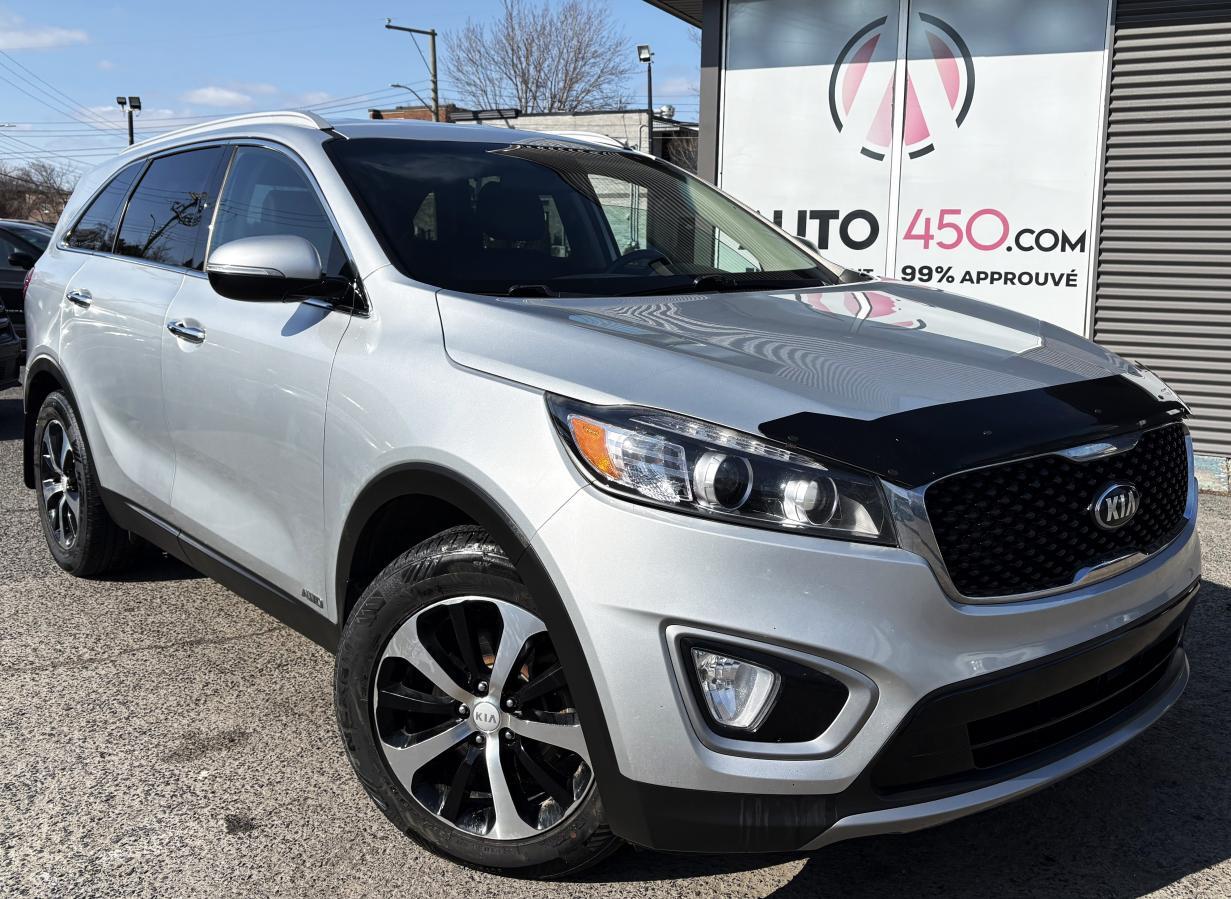 2017 Kia Sorento **EX+TURBO+CUIR+AWD+BAS KILO**