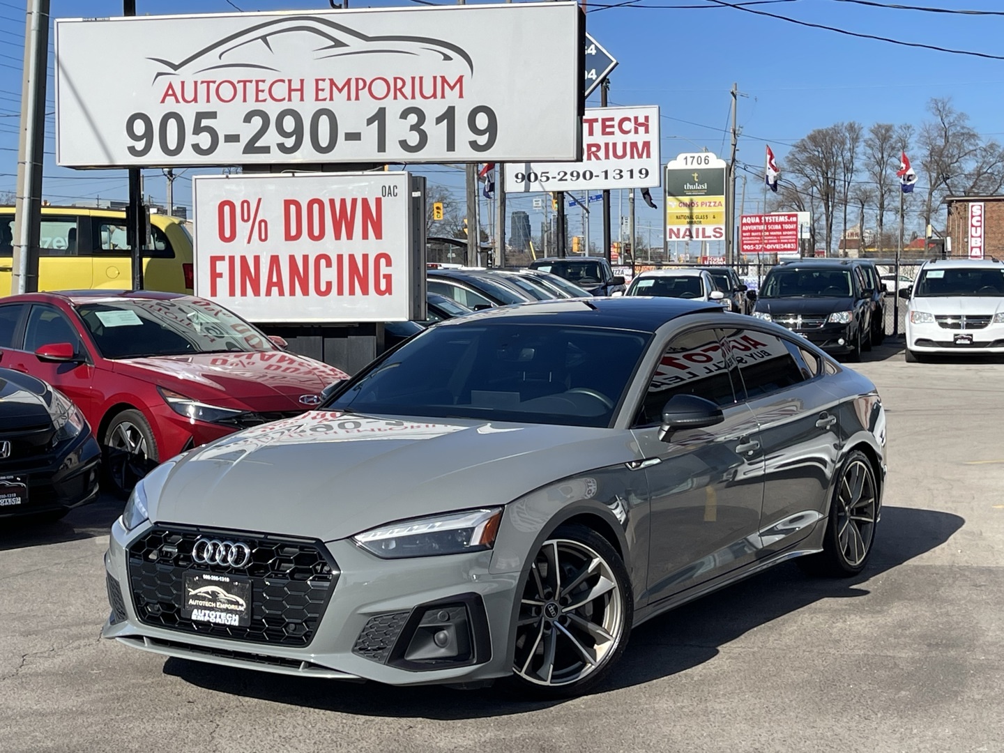 2021 Audi A5 Sportback Progressiv Quattro S LINE / Leather / Su