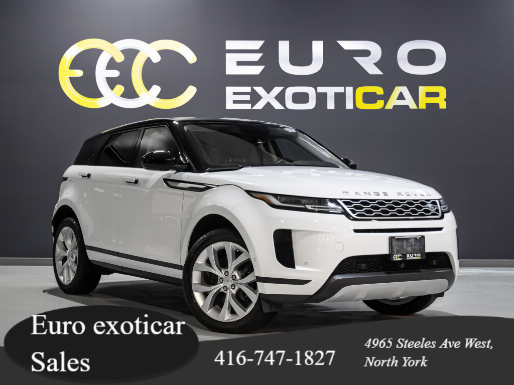 2020 Land Rover Range Rover Evoque SE AWD CONNECT PRO EBONY MERIDIAN SYS CAM NAVI