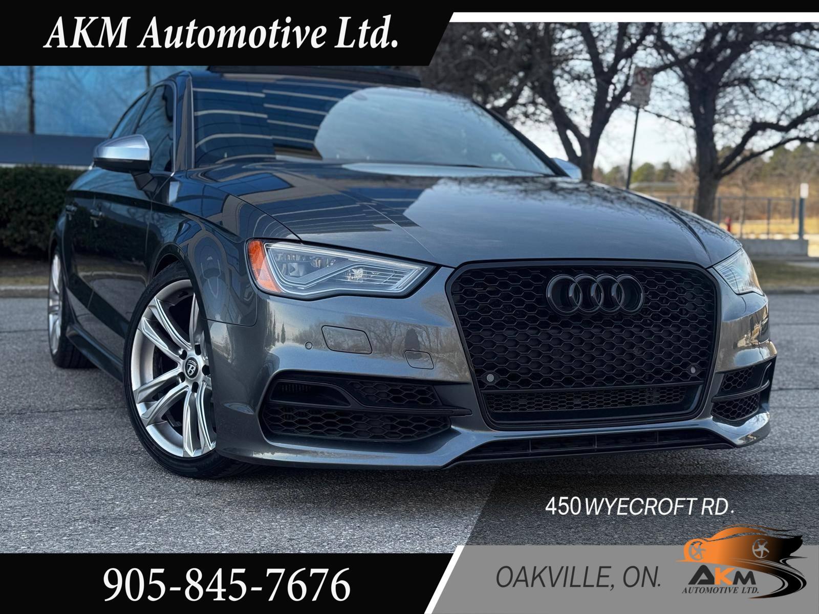 2015 Audi S3 S3, 4dr Sdn, quattro 2.0T Technik, Certified