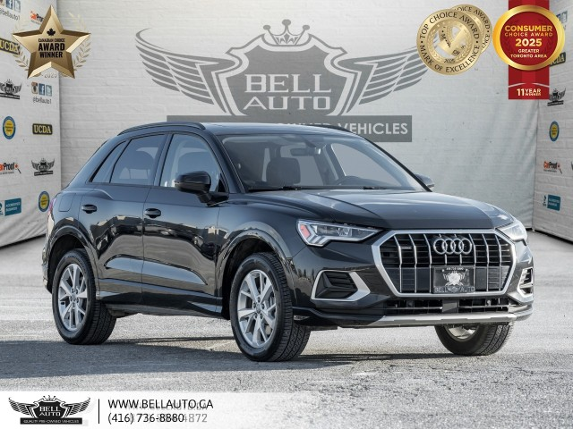 2021 Audi Q3 Komfort, QUATTRO, PANO, BACKUPCAM, LEATHER, SATELL