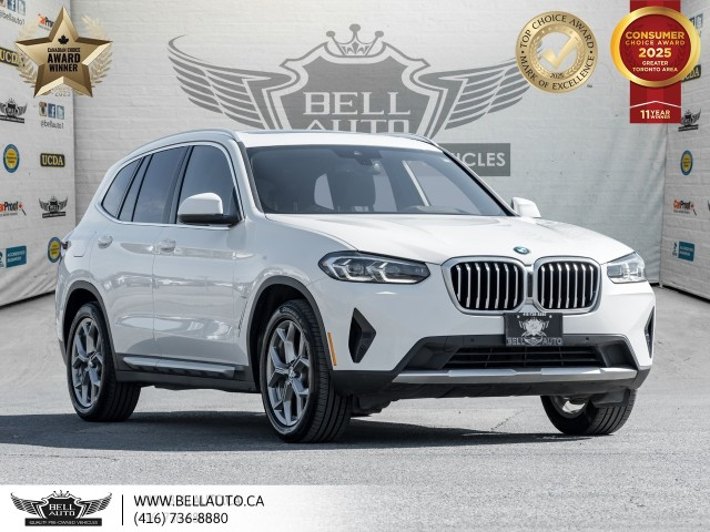 2023 BMW X3 xDrive30i, AWD, NAVI, PANO, BACKUPCAM, B.SPOT, PDC