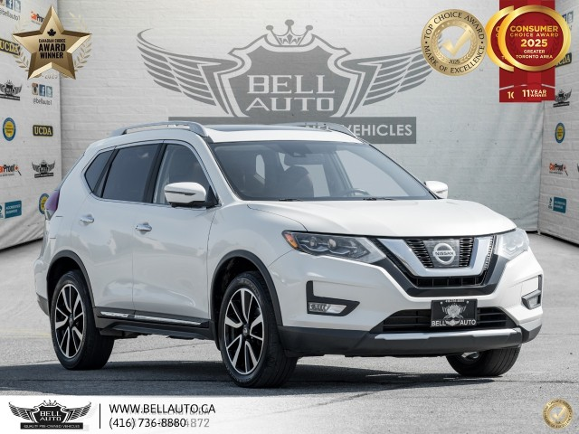 2017 Nissan Rogue SL Platinum, AWD, NAVI, PANO, 360CAM, LEATHER