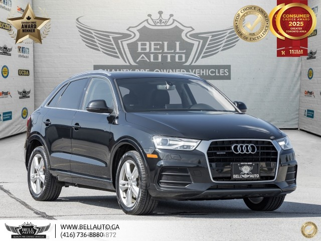 2016 Audi Q3 Progressiv, QUATTRO, PANO, LEATHER, ONEOWNER