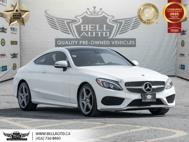 2017 Mercedes-Benz C-Class C 300, AMGPKG, NAVI, PANO, B.SPOT, LEATHER, SATELL