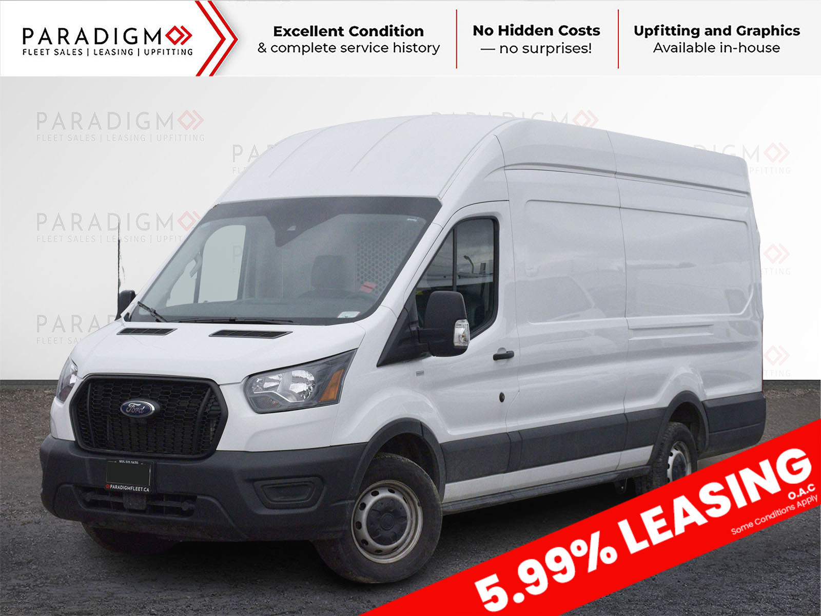 2023 Ford Transit Cargo Van T-250 148"WB EXTENDED HIGH ROOF