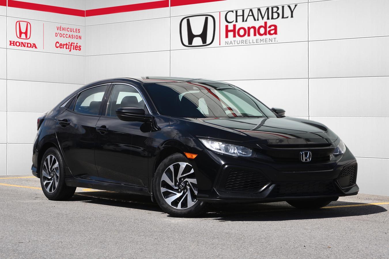 2018 Honda Civic Hatchback LX / hayon / cvt / mag / camera recul /  carplay /
