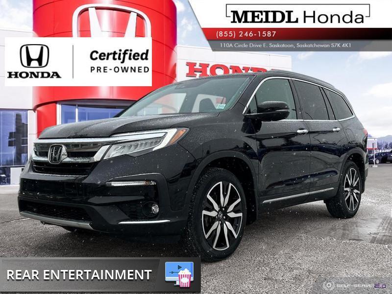 2022 Honda Pilot Touring 8 Passenger  - COOLED SEATS - LOW KMS & CE