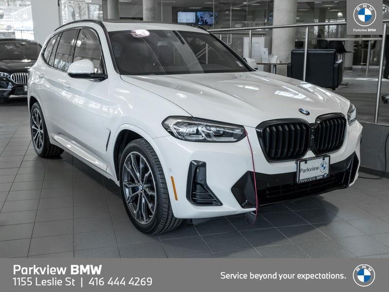 2022 BMW X3 AWD CPO M.SPORT HKSOUND 20" 360.CAM LED