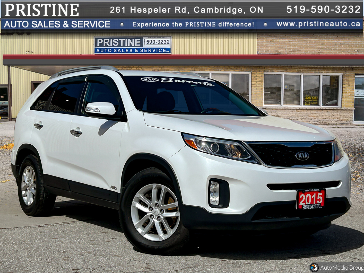 2015 Kia Sorento LX V6 AWD 7 Pass. Bluetooth Push Start 1 Owner No 