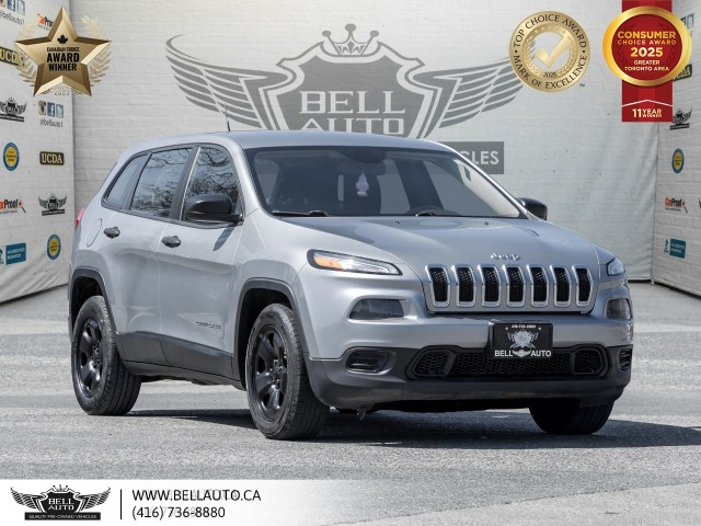 2014 Jeep Cherokee Sport, AWD, B.SPOT, SATELLITERADIO, AM/FM, BLUETOO