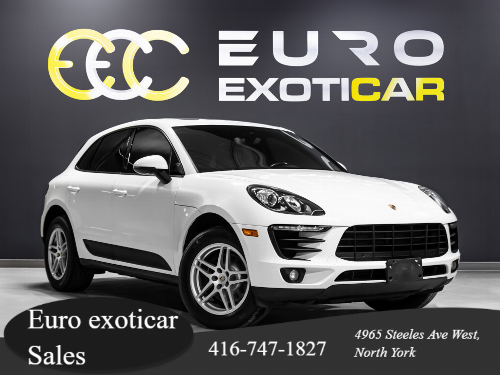 2017 Porsche Macan AWD SUNROOF PARKING SENSORS CAM ALCANTARA 4-Door S