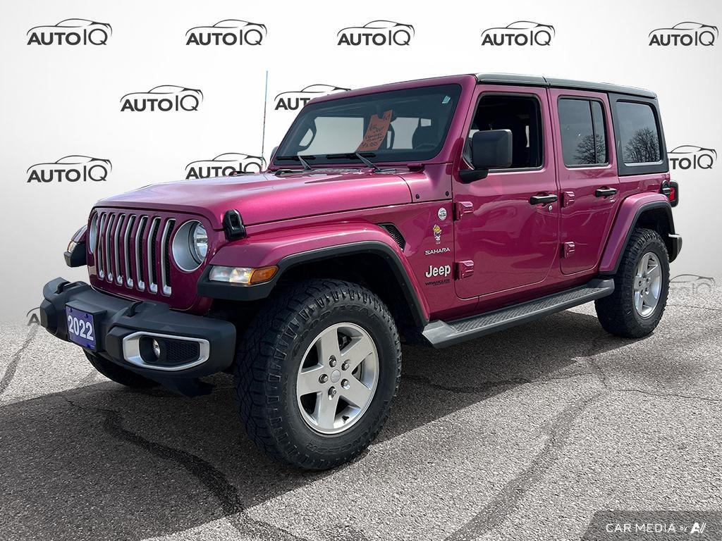 2022 Jeep WRANGLER UNLIMITED Sahara | ONE OWNER | LOCAL TRADE | NO ACCIDENTS