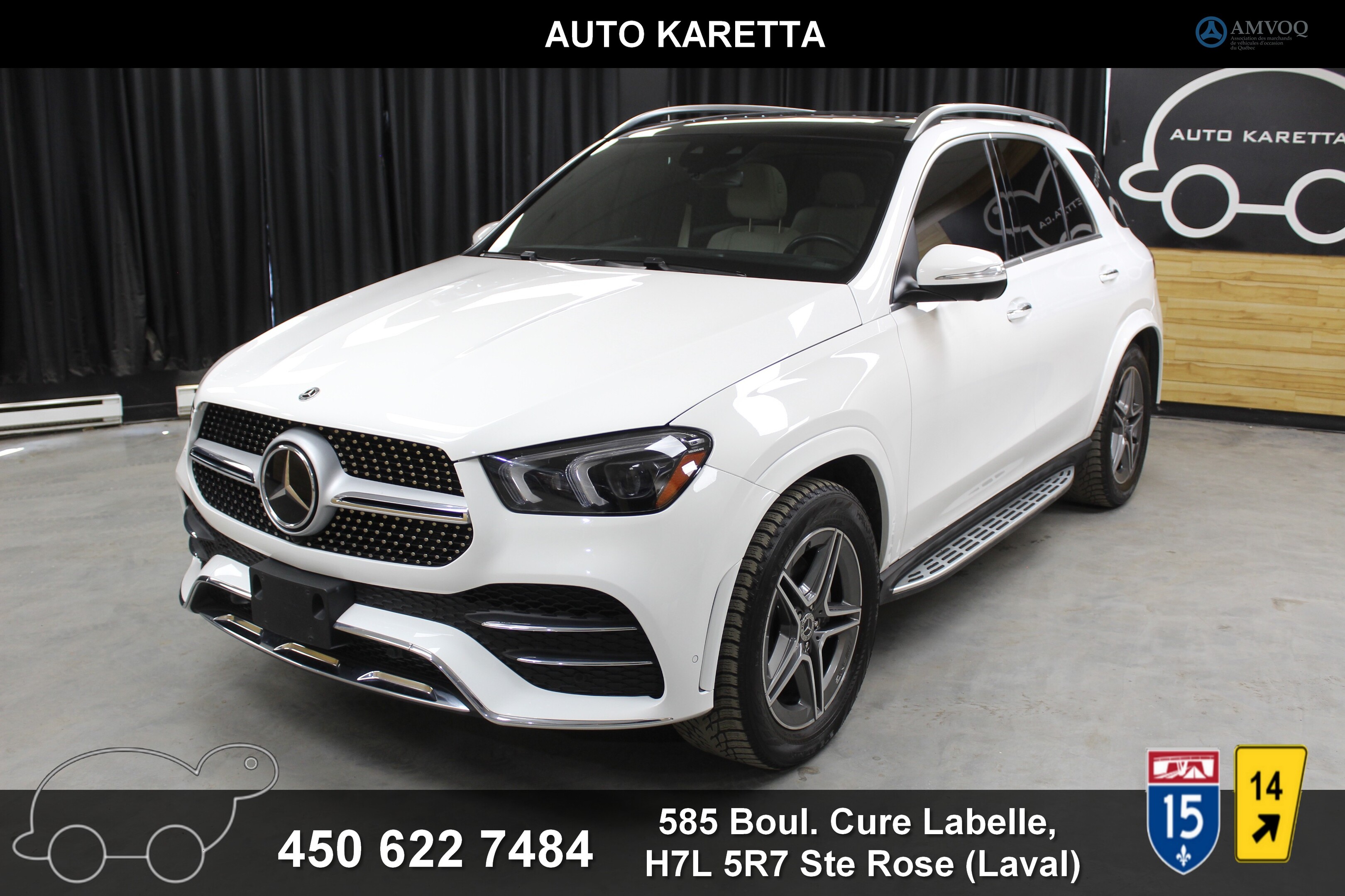 2021 Mercedes-Benz GLE GLE 450 4MATIC 7 PASS / SPORT AMG PACK / HEADS UP