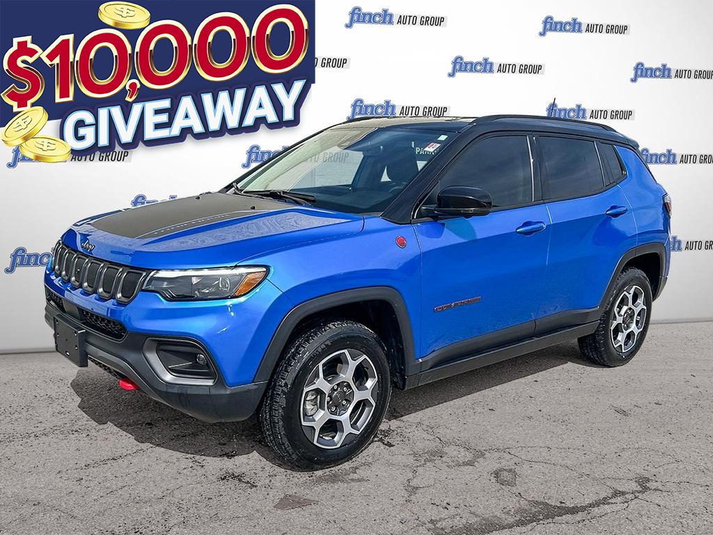 2022 Jeep Compass Trailhawk SINGLE OWNER | NO ACCIDENTS | 360 CAMERA