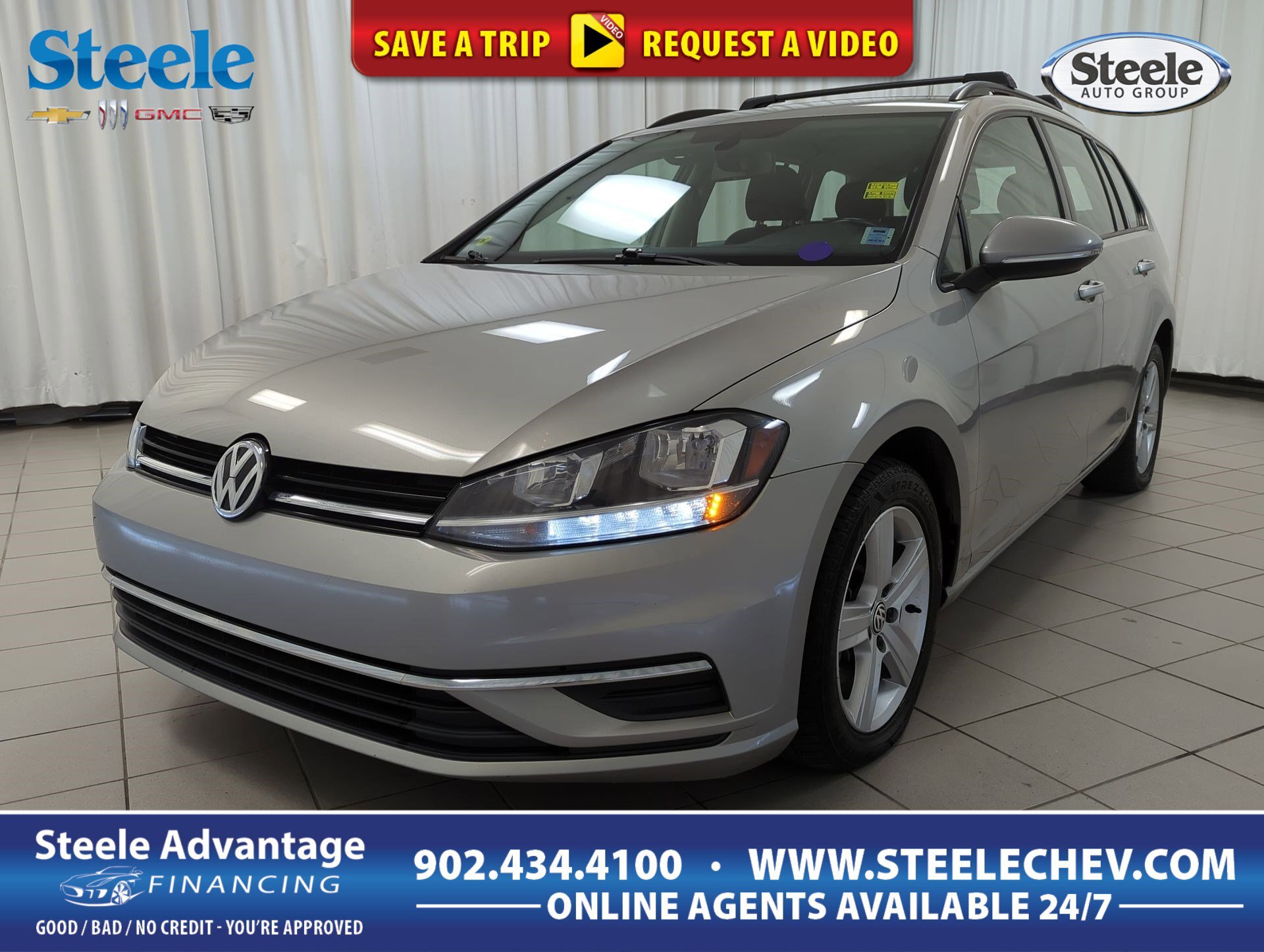 2019 Volkswagen Golf SportWagen Comfortline AWD *GM Certified*