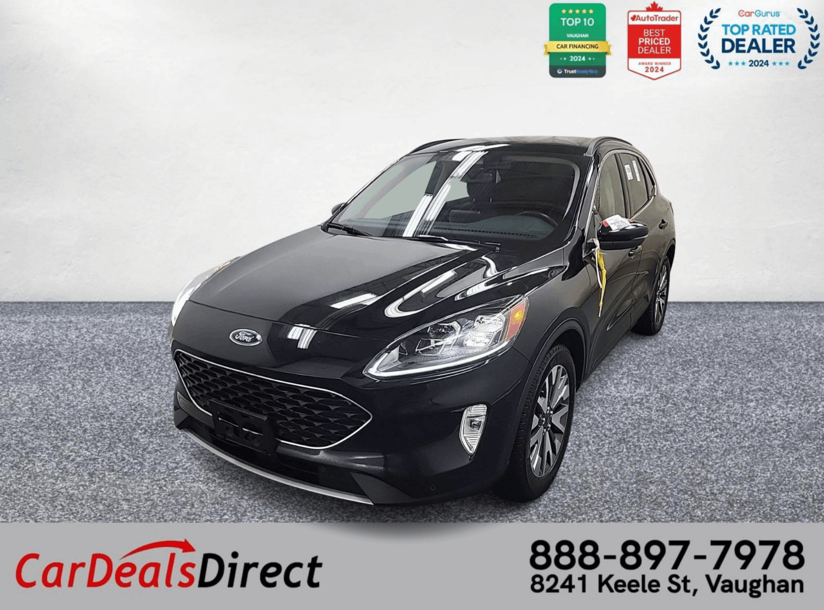 2020 Ford Escape AWD/Titanium/Leather/NAVI/Sunroof/Apple Carplay/Dr