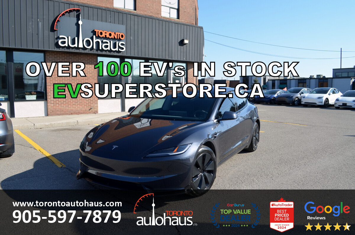 2024 Tesla Model 3 EVSUPERSTORE.CA WITH OVER 100 TESLAS