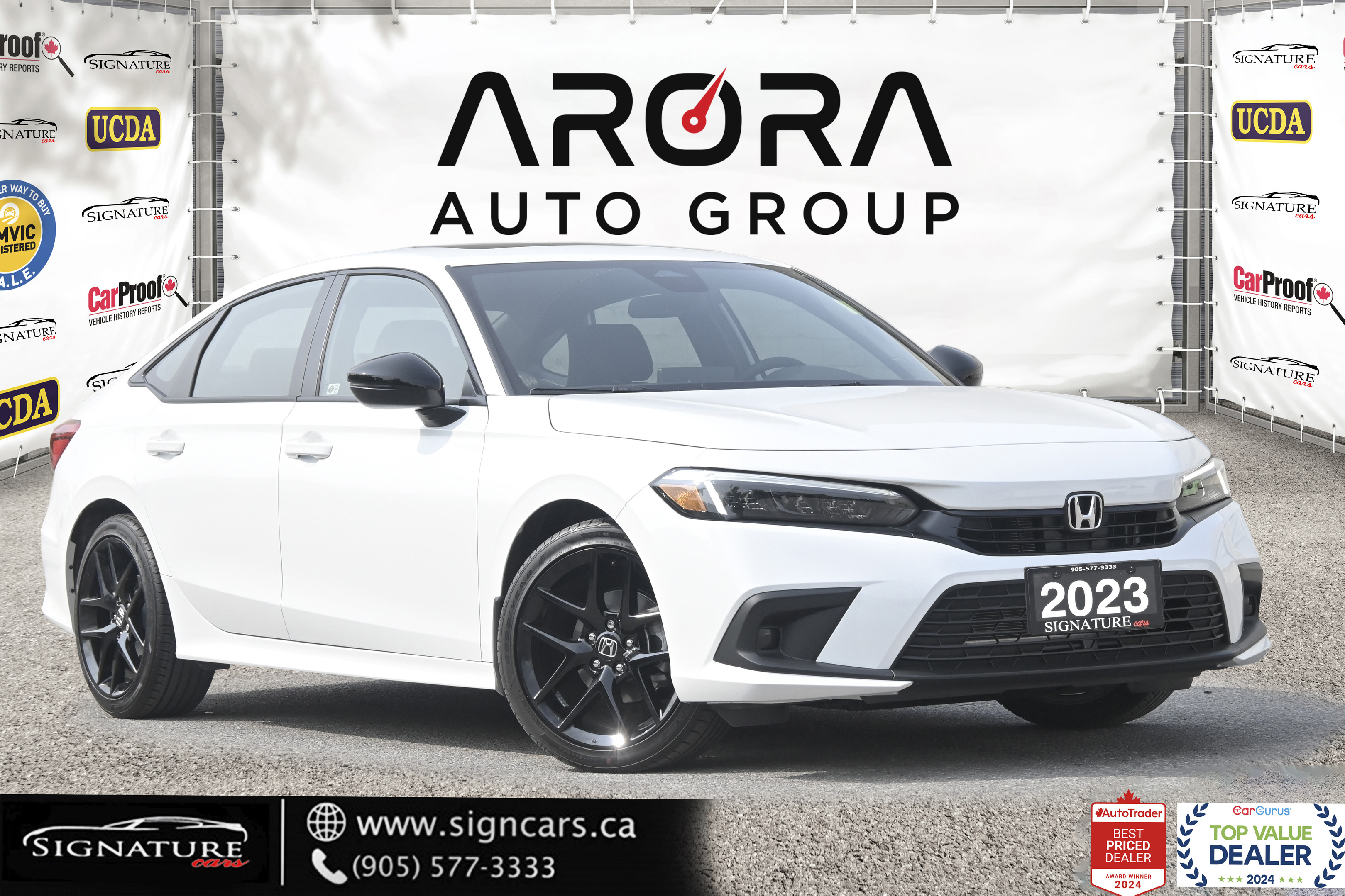 2023 Honda Civic SPORT / NO ACCIDENT / SUNROOF / REMOTE START/BSM