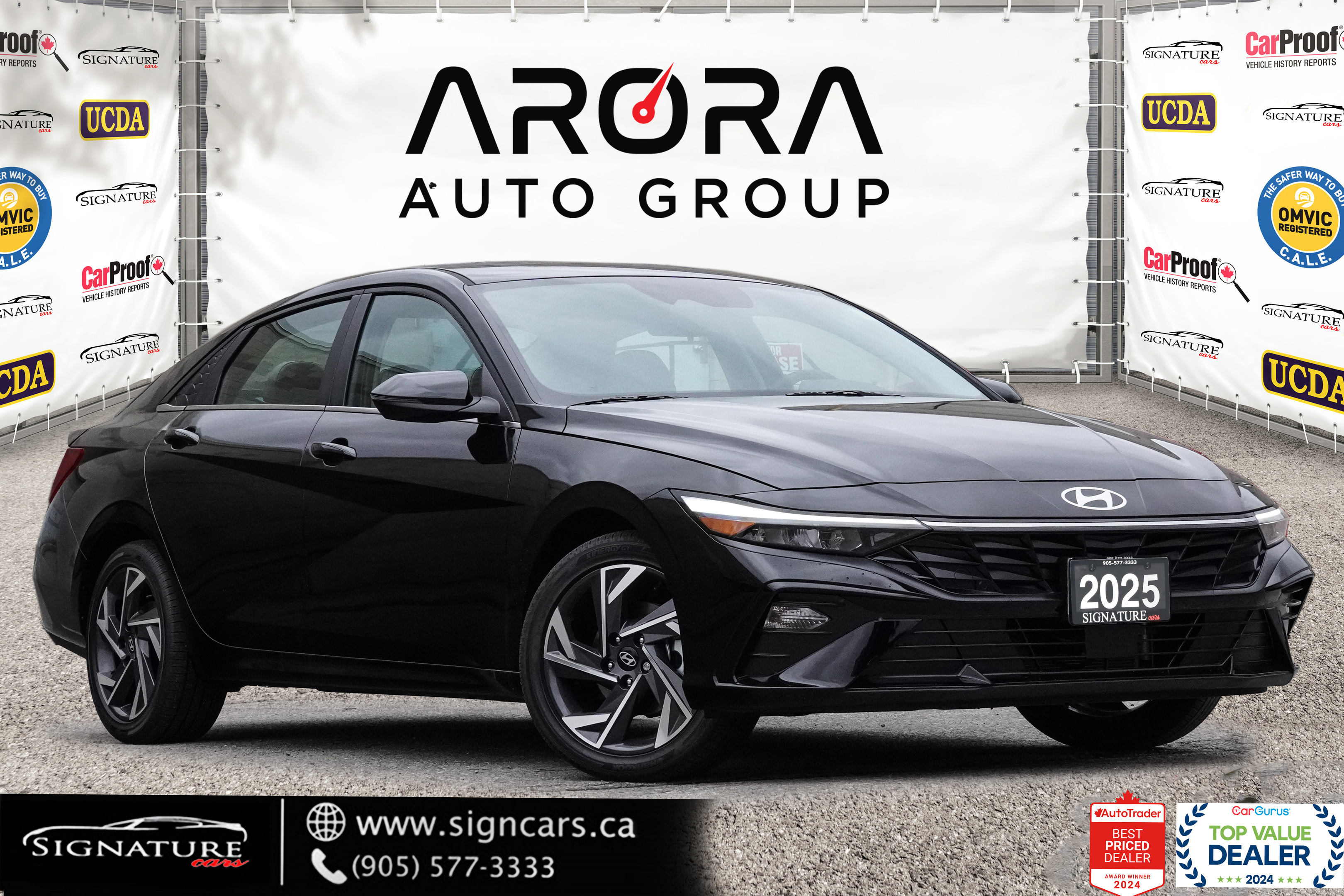 2025 Hyundai Elantra Hybrid LUXURY / CLEAN CARFAX / SUNROOF /LEATHER/NAVI