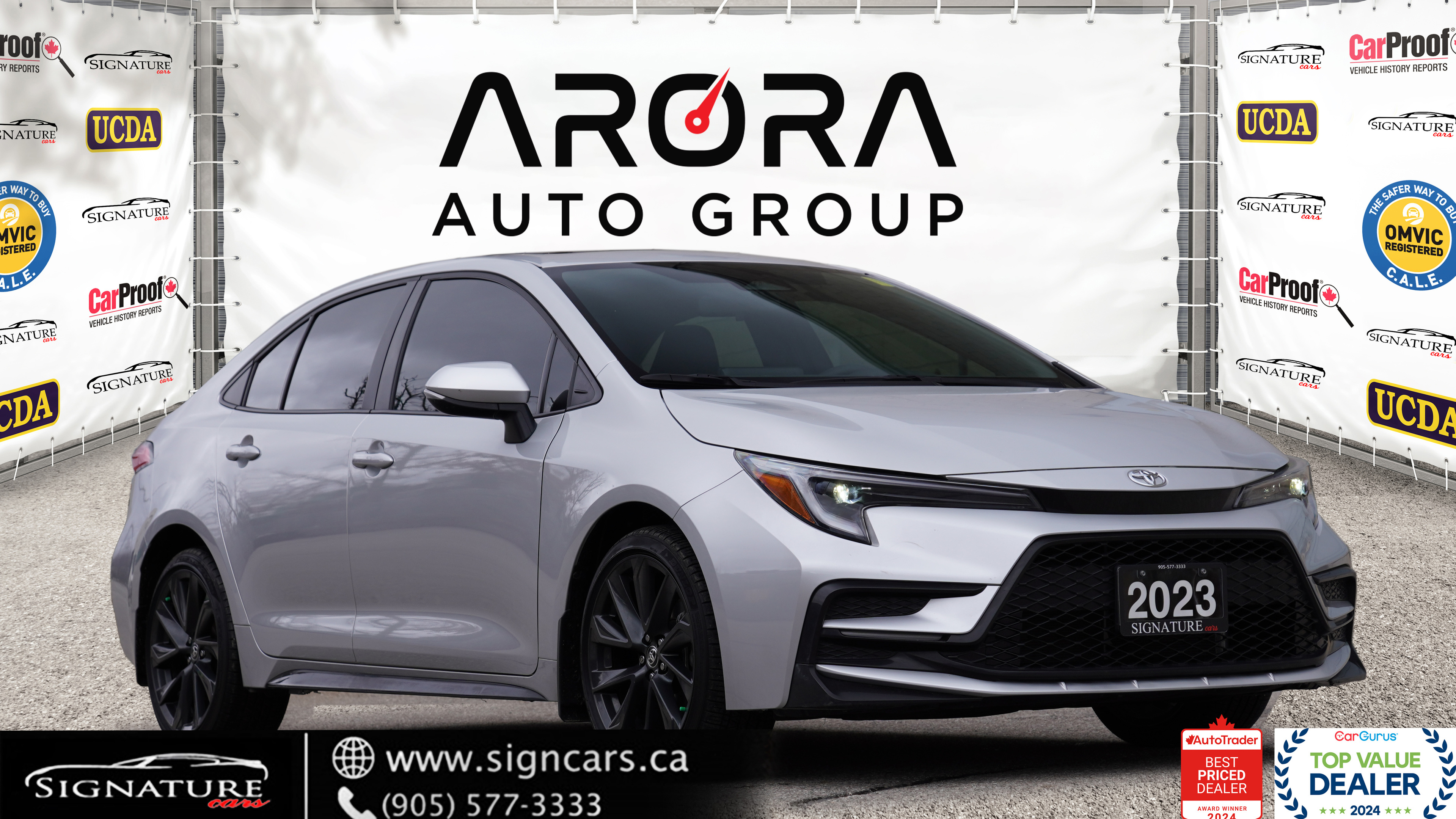 2023 Toyota Corolla SE UPGRADE / NO ACCIDENT / SUNROOF / CARPLAY/BSM