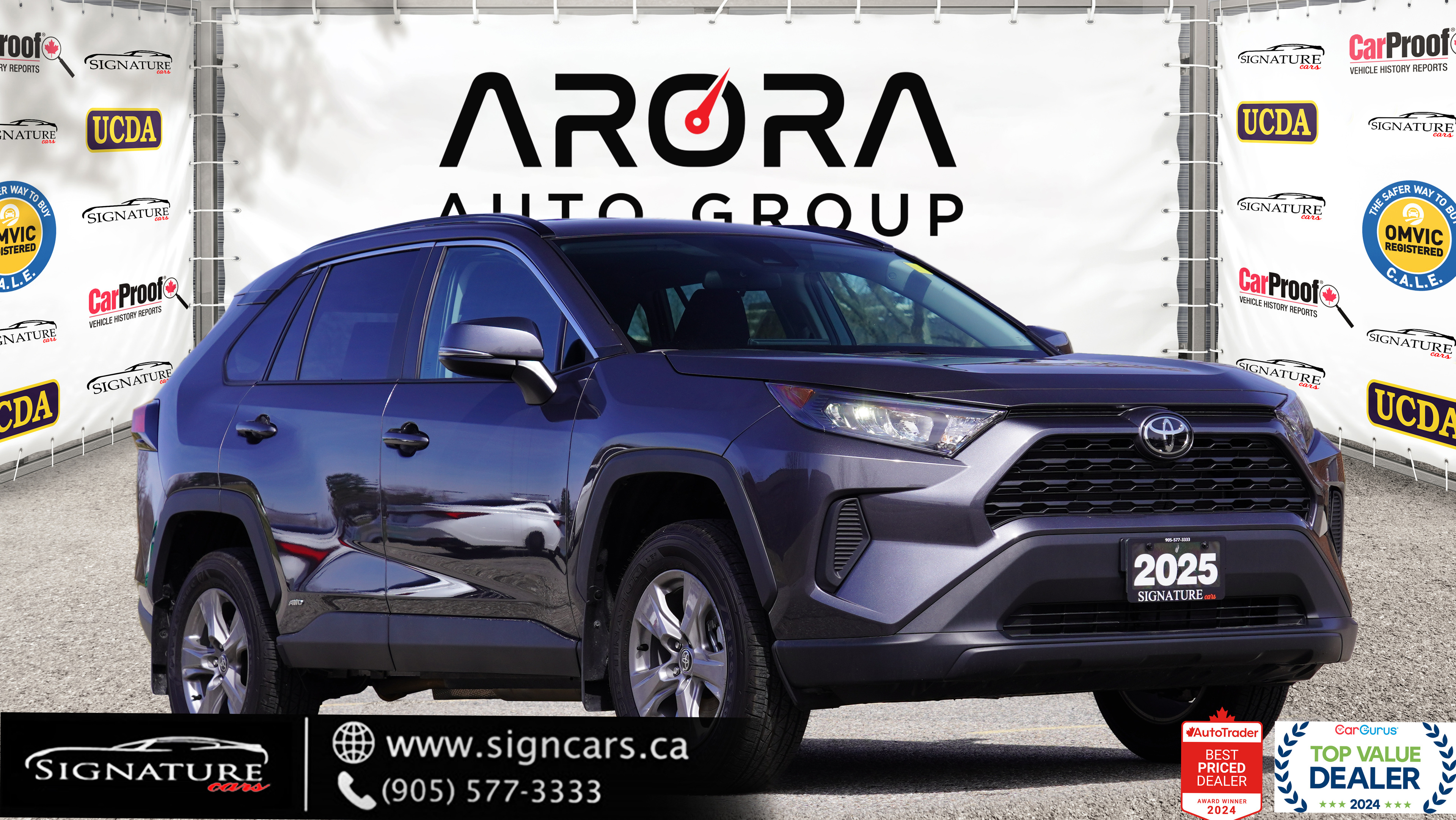 2025 Toyota RAV4 Hybrid LE AWD / CLEAN CARFAX /SUNROOF / CARPLAY / BSM