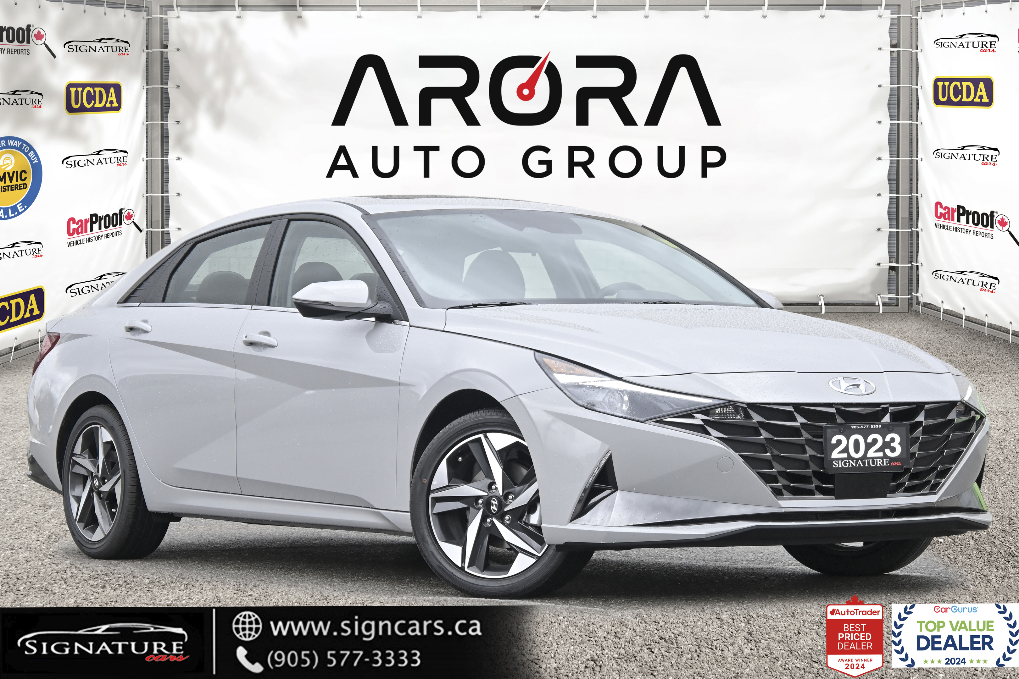 2023 Hyundai Elantra Hybrid ?LUXURY / NO ACCIDENT / SUNROOF /LEATHER/NAVI