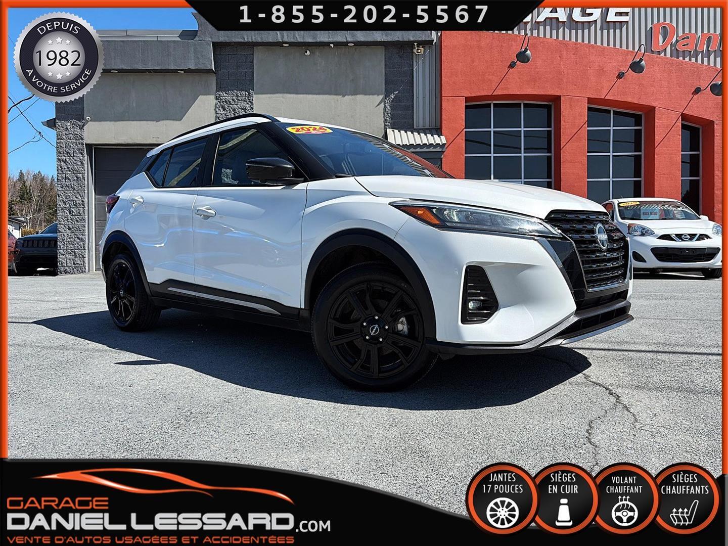 2024 Nissan Kicks SR CUIR 1.6L MAG 17 VOLANT CHAUFFANT BOSE CRUISE
