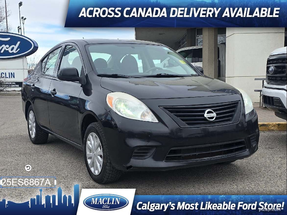 2012 Nissan Versa 4 DOOR SEDAN 5-SPEED MANUAL 1.6 S