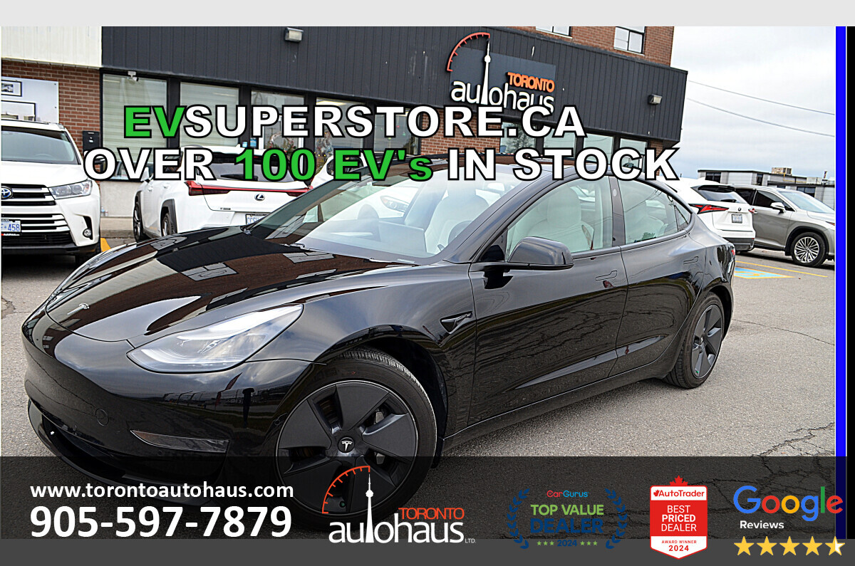 2022 Tesla Model 3 WHITE INTERIOR I OVER 100 TESLAS IN STOCK