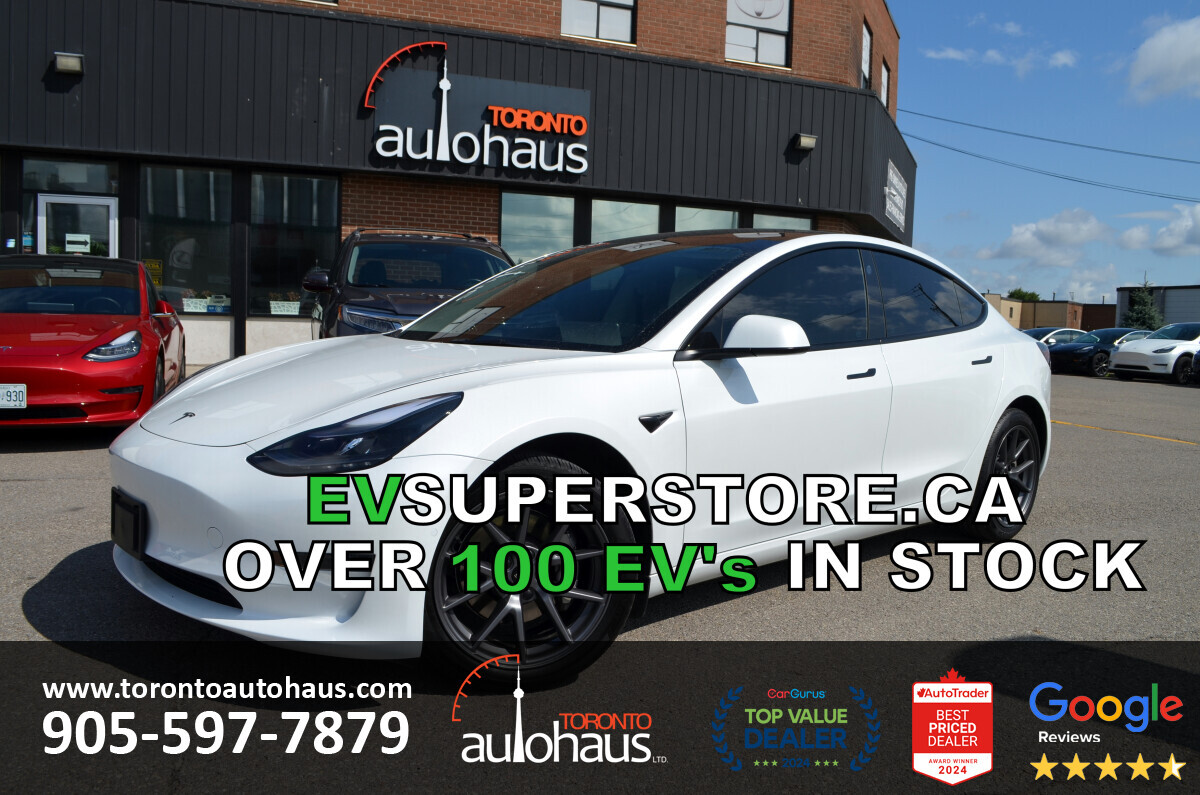 2023 Tesla Model 3 WHITE INTERIOR I OVER 100 TESLAS IN STOCK