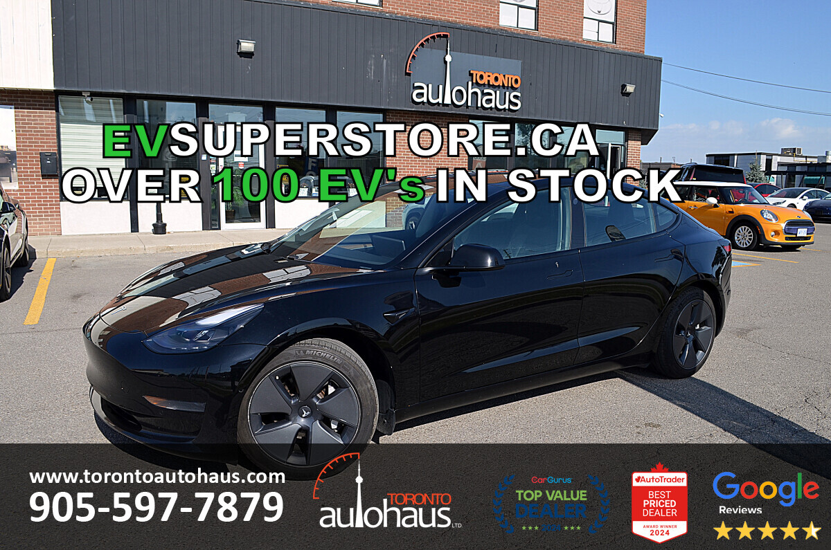 2022 Tesla Model 3 SR+I OVER 100 TESLAS I EVSUPERSTORE.CA