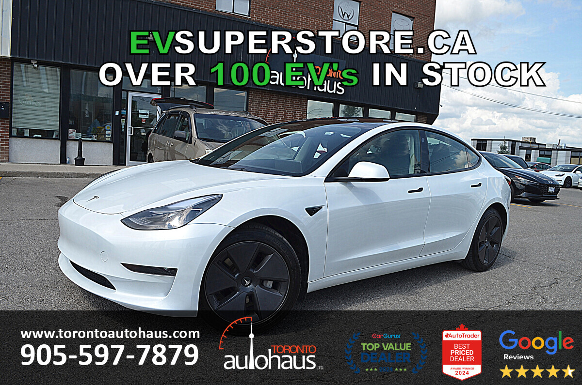 2023 Tesla Model 3 LFP I 100 TESLAS IN STOCK EVSUPERSTORE.CA