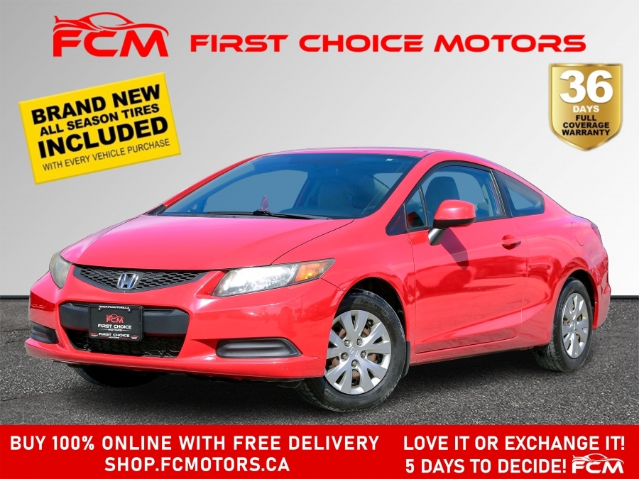 2012 Honda Civic LX ~MANUAL, FULLY CERTIFIED WITH WARRANTY!!!!~